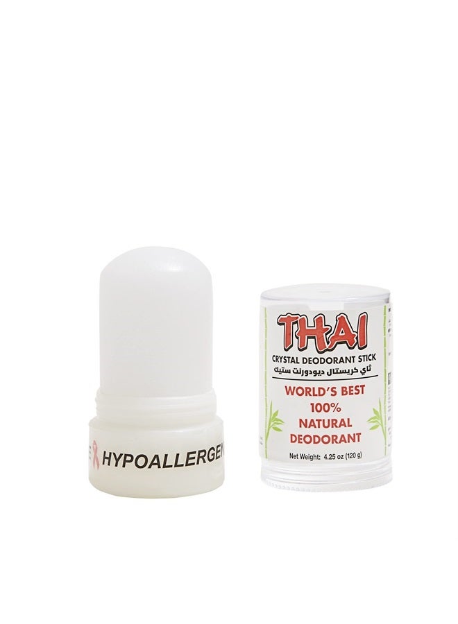 Thai Deodorant Stone THAI Natural Crystal Deodorant Stick (4.25 Ounces)  - Image 4