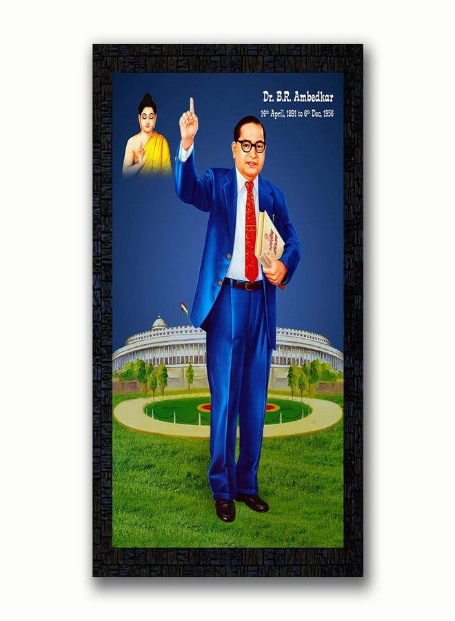 pnf Poster n Frames Dr. B.R. Ambedkar Photo Frame|Study, Living Room Wall|Acrylic Sheet|Gift|Motivational Photo Frame|Home Decor|Best Gifting Option (14 x 20 inch) - Image 1