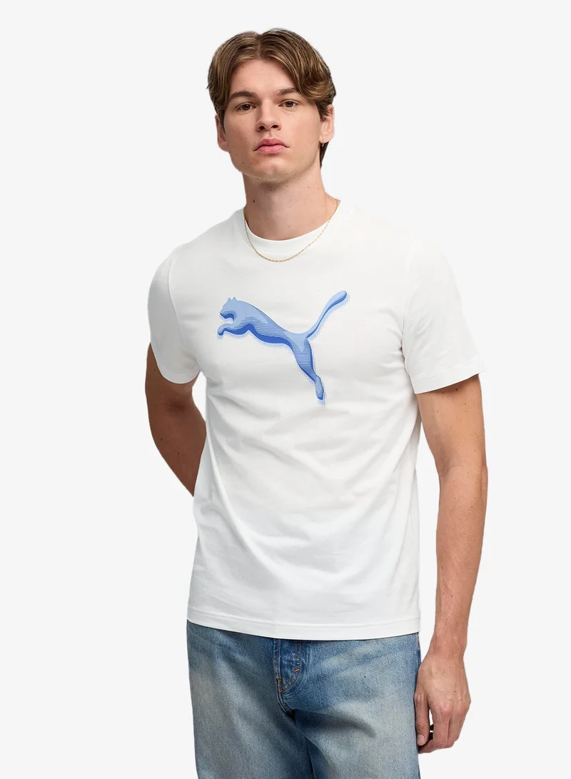 Cat Logo Graphic T-Shirt