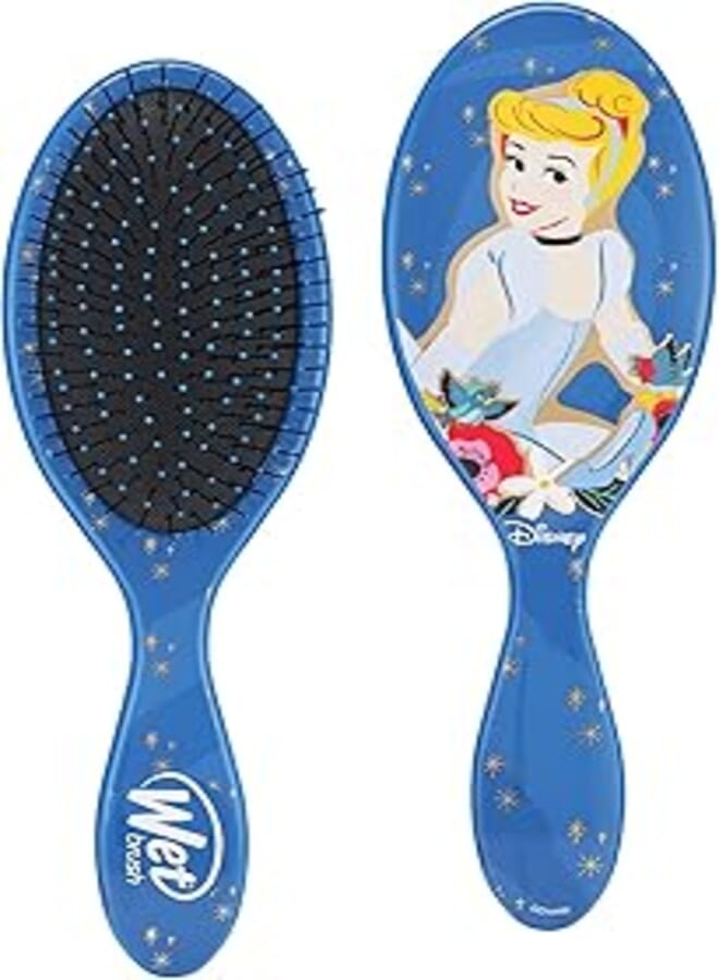 Wet Brush Original Detangler Brush - Cinderella, Ultimate Princess Celebration - All Hair Types - Ultra-Soft Bristles Glide Through Tangles with Ease - Pain-Free Comb for Men, Women, Boys & Girls