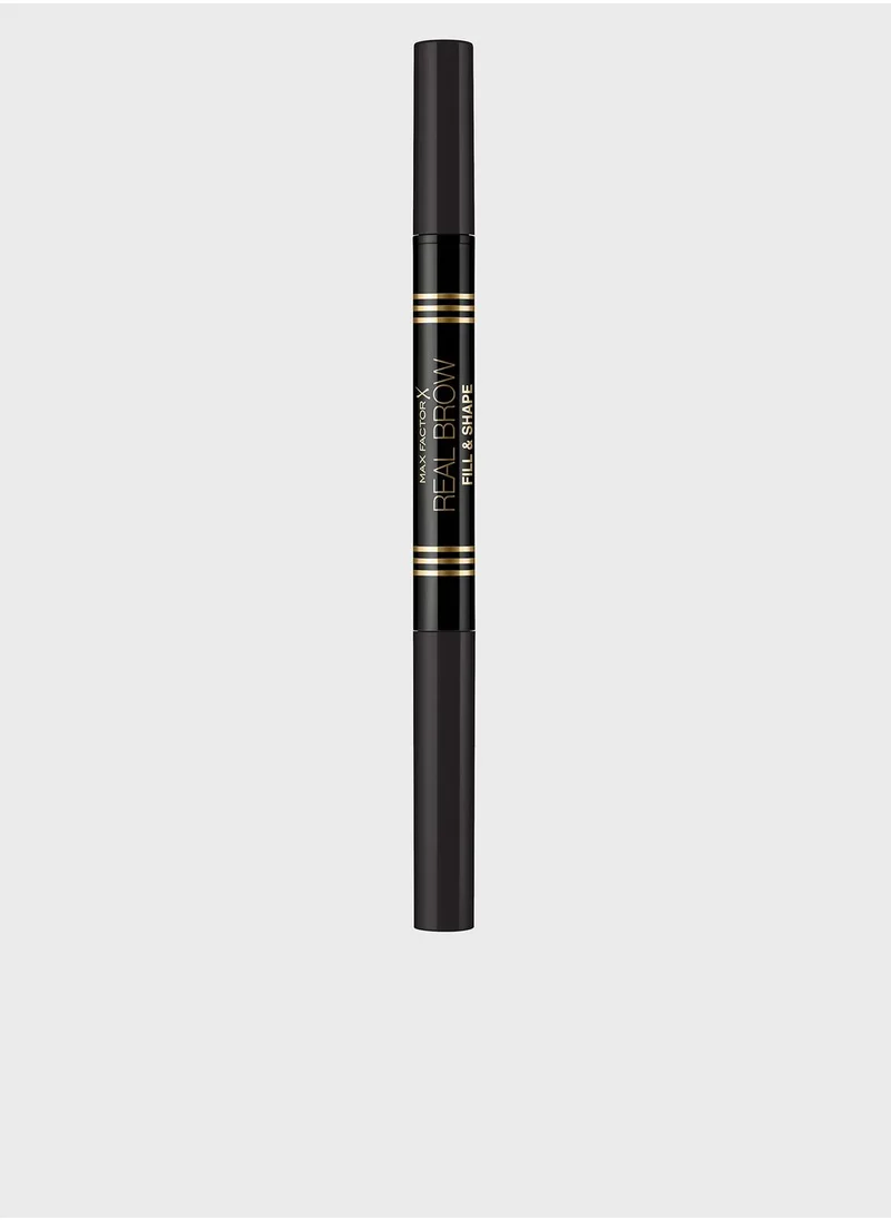 Max Factor Max Factor Eyebrow Pencil Real Brow Fill & Shape – 05 – Black Brown, 0.16g + 0.5g