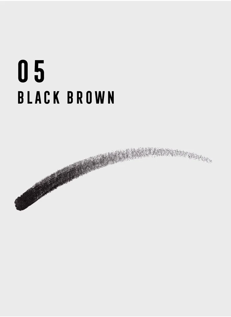 Max Factor Max Factor Eyebrow Pencil Real Brow Fill & Shape – 05 – Black Brown, 0.16g + 0.5g