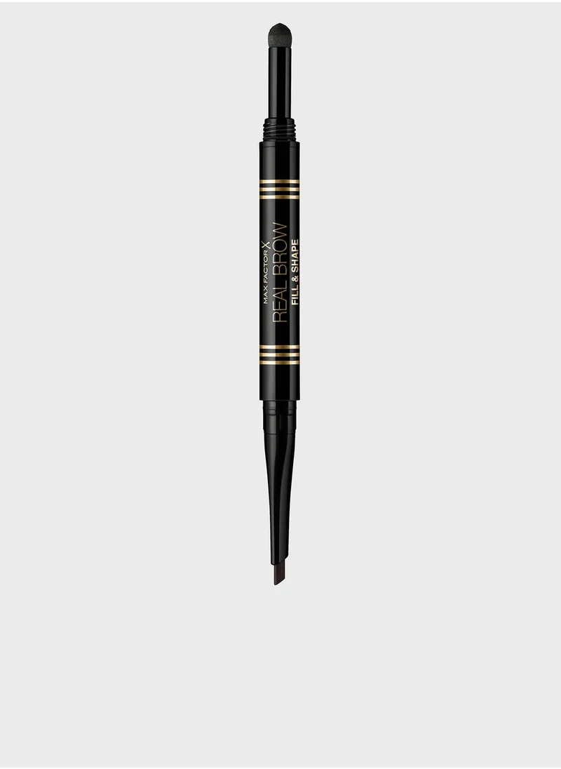 Max Factor Max Factor Eyebrow Pencil Real Brow Fill & Shape – 05 – Black Brown, 0.16g + 0.5g