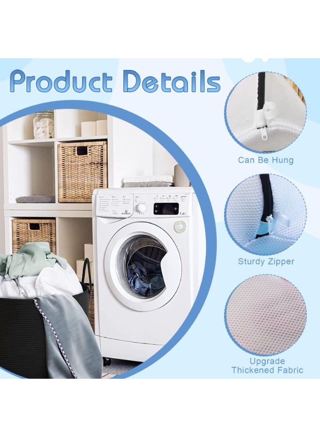 Arabest 4 PCS Shoe Washing Bags with Zips for Laundry, Durable Mesh Bags for Washing Trainer Shoes, Socks and Bras - Image 4