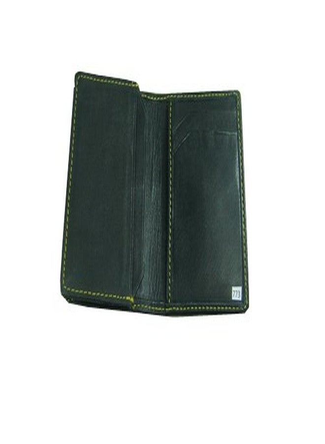essart Genuine Leather Card Holder - Black - Image 1