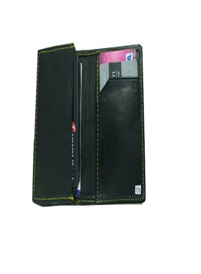 essart Genuine Leather Card Holder - Black - Image 3