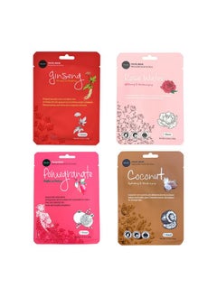 Celavi Cosmetics Celavi Essence Facial Sheet Face Mask Variety Set (17-Packs) Classic Korean Skincare  - Image 5
