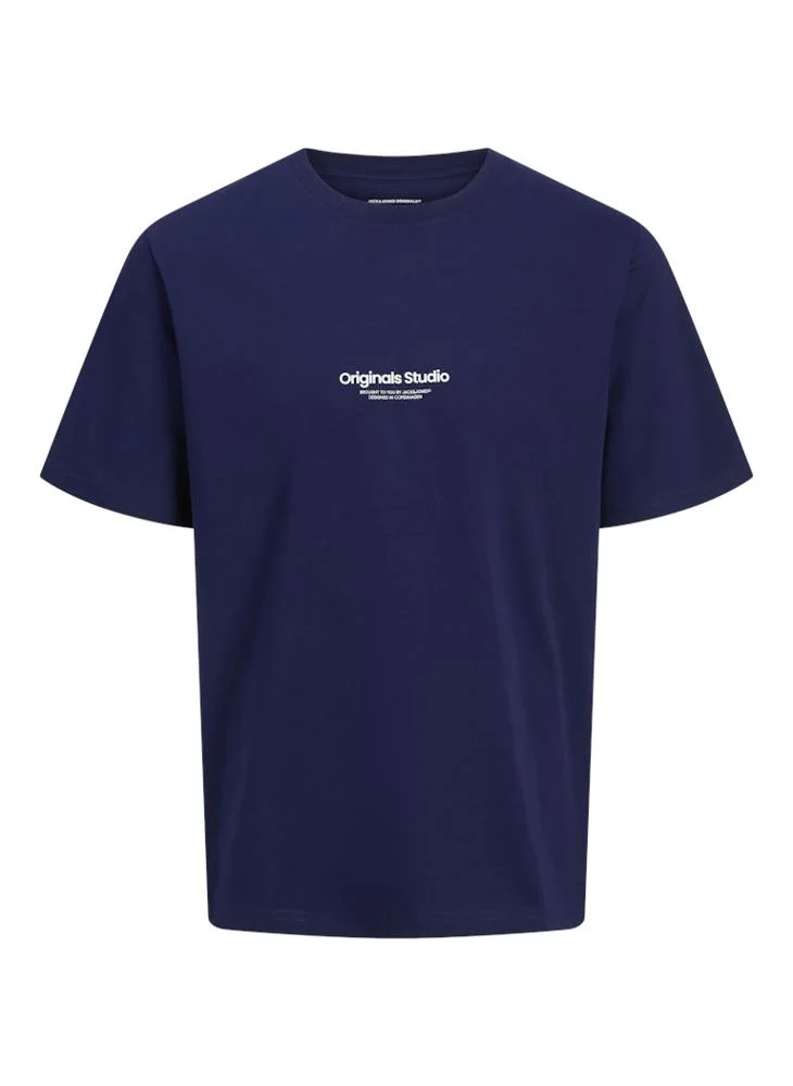 JACK & JONES Jorvesterbro Logo Print  Crew Neck T-Shirt