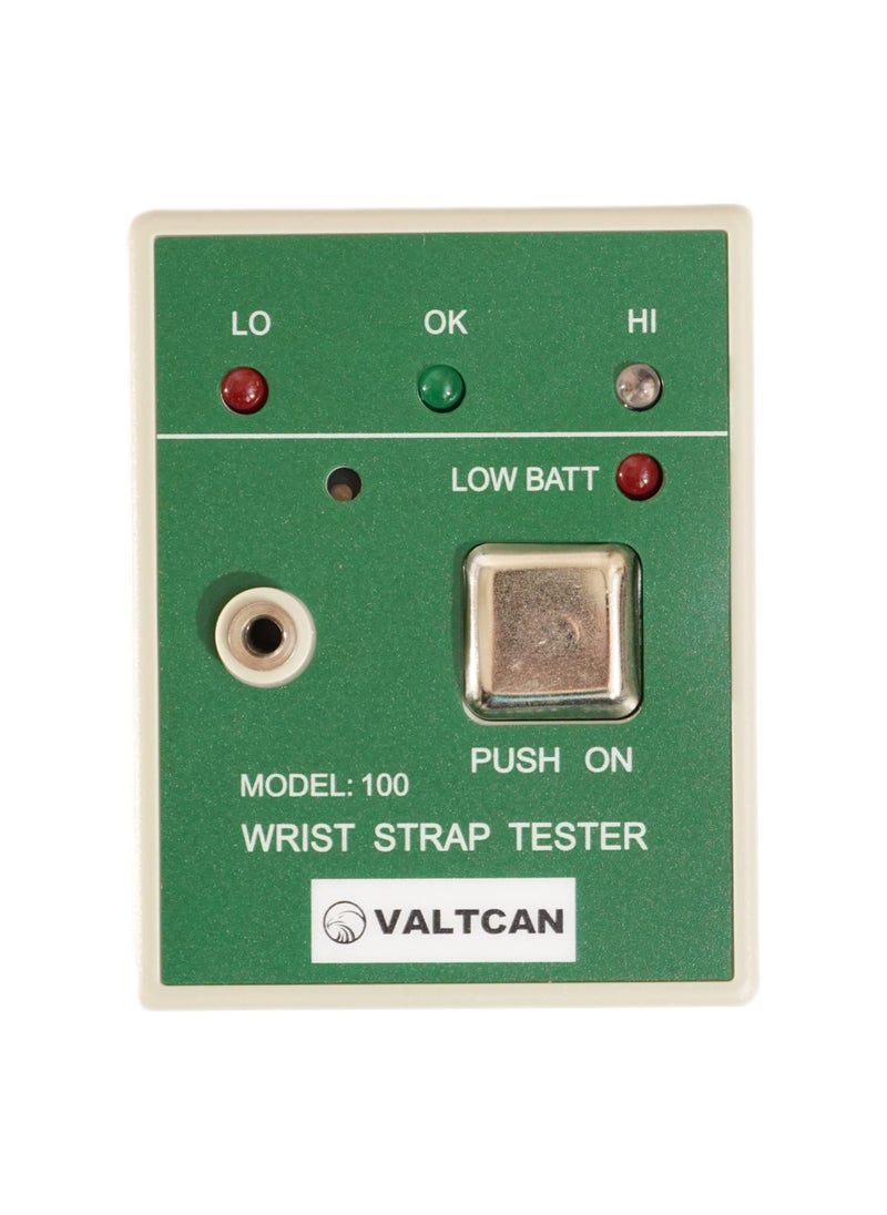 Valtcan Valtcan Wrist Strap Grounding Tester Anti-Static ESD Test Ground Wires Test Device Only  - Image 1