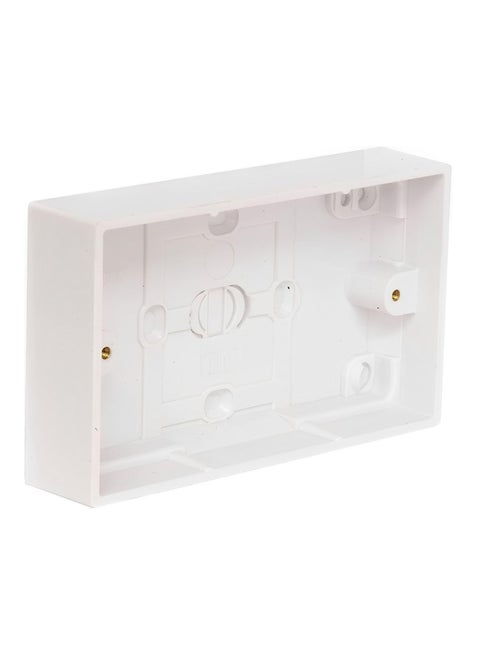 RACO Heavy Duty PVC Electrical Junction Box | Wall Mount Socket Base Surface Box | Wall Switch Box (6X3)