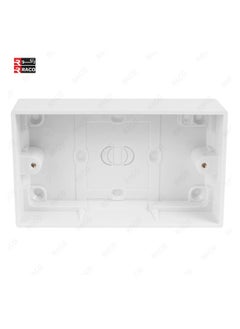RACO RACO Heavy Duty PVC Electrical Junction Box | Wall Mount Socket Base Surface Box | Wall Switch Box (6X3)  - Image 2