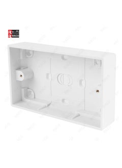 RACO RACO Heavy Duty PVC Electrical Junction Box | Wall Mount Socket Base Surface Box | Wall Switch Box (6X3)  - Image 3
