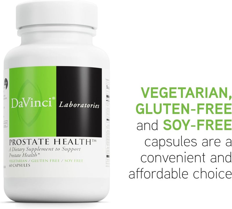 DAVINCI Labs Prostate Health  Helps to Support Prostate Urinary  Mens Health with Saw Palmetto Zinc Green Tea Extract  More  60 Vegetarian Capsules 30 Servings - Image 5