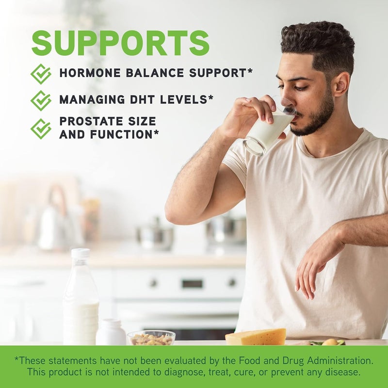 DAVINCI Labs Prostate Health  Helps to Support Prostate Urinary  Mens Health with Saw Palmetto Zinc Green Tea Extract  More  60 Vegetarian Capsules 30 Servings - Image 4