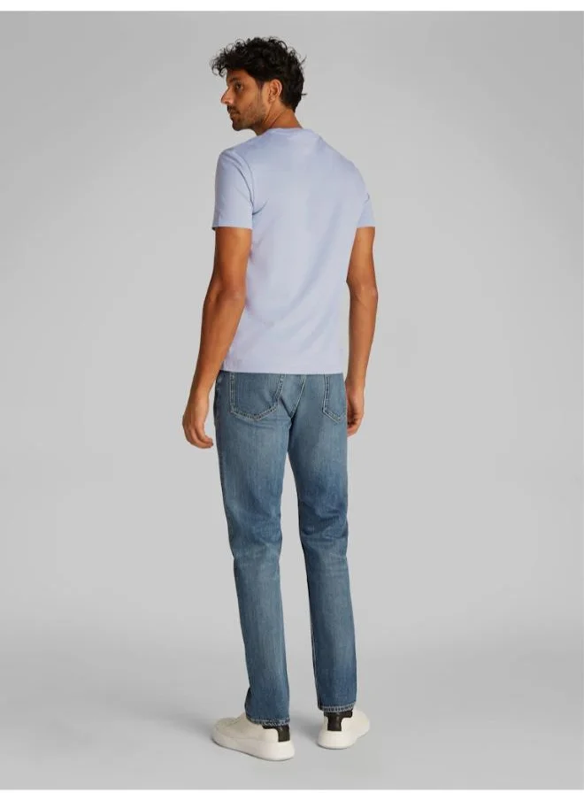 CALVIN KLEIN Cotton Knitted Crew Neck T-Shirt