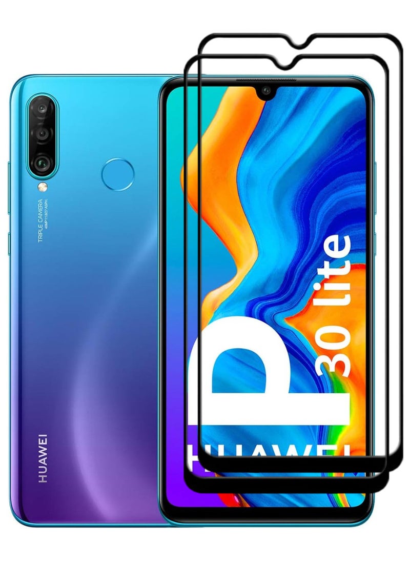 ACLIX 2 Pieces Antistatic ESD Dustproof Premium Quality High Definition Tempered Glass Screen Protector Designed For Huawei P30 lite - Image 1