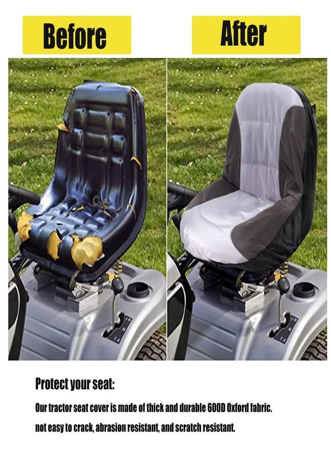 BeadChica Riding Mower Seat Cover Compatible with Cub Cadet, John Deere,Craftsman,Kubota, Lawn Mower Tractor Seat Cover - Image 5