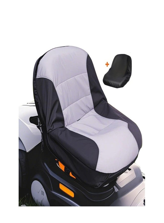 BeadChica Riding Mower Seat Cover Compatible with Cub Cadet, John Deere,Craftsman,Kubota, Lawn Mower Tractor Seat Cover - Image 1