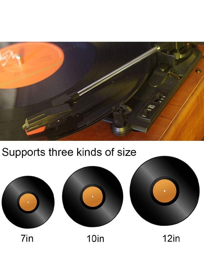 Record Player Portable Gramophone Vinyl Record Player Vintage Classic Turntable Phonograph with Built-in Stereo Speaker Turntable With Speakers Vintage Phonograph Record Player Stereo Sound  - Image 4