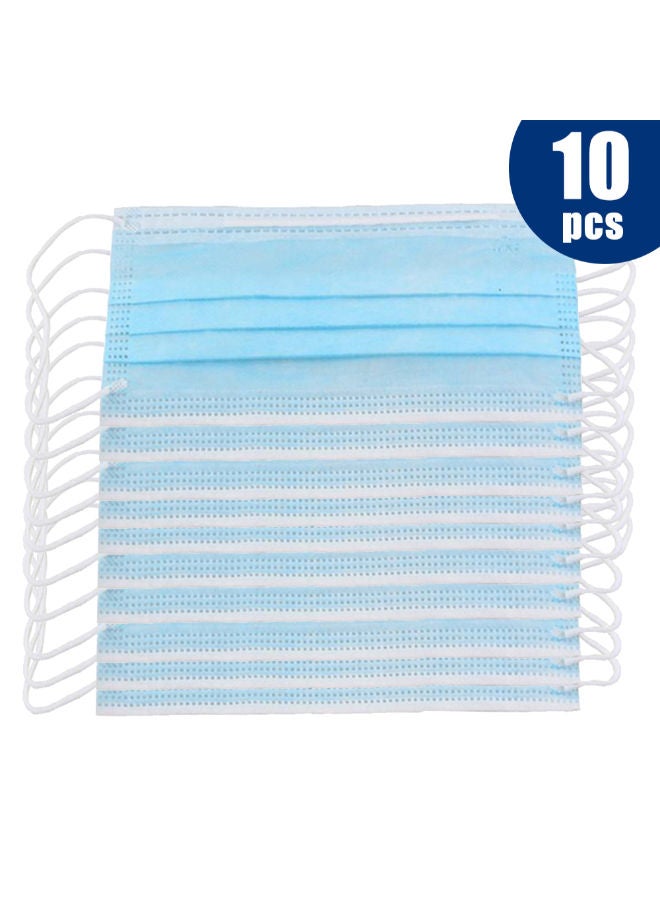 10-Piece Disposable Earloop Dust Protective Face Mask