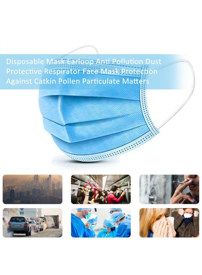 10-Piece Disposable Earloop Dust Protective Face Mask