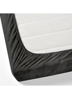 BSB HOME BSB HOME Premium Cotton Elastic Fitted Bedsheets with 2 King Size Pillow Covers | Double Bed with All Around Elastic 180 TC Supersoft | Size - King Size 72x78+10 inches | Grey  - Image 2