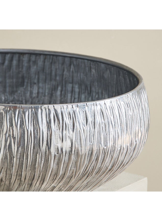 Home Box وعاء نباتات ألمنيوم مزخرف 40 × 16.5 سم - Image 3