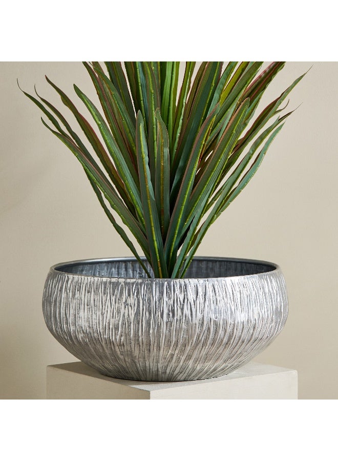 Home Box وعاء نباتات ألمنيوم مزخرف 40 × 16.5 سم - Image 1