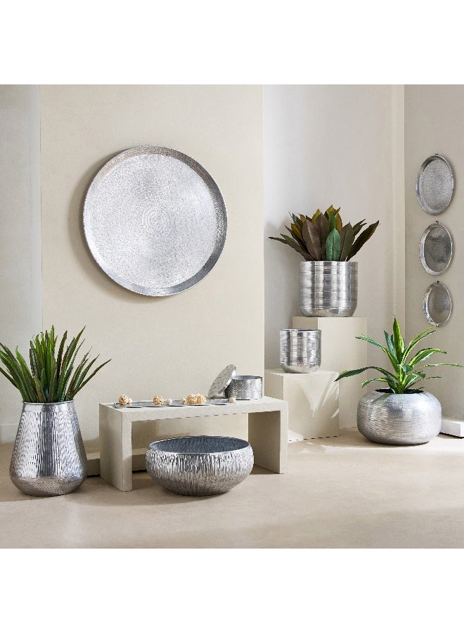 Home Box وعاء نباتات ألمنيوم مزخرف 40 × 16.5 سم - Image 4