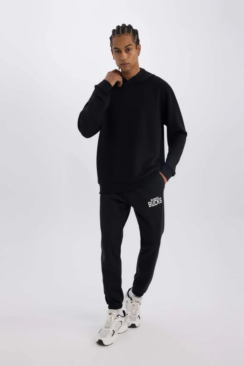 ديفاكتو DeFactoFit NBA Milwaukee Bucks Thick Sports Jogger Sweatpants