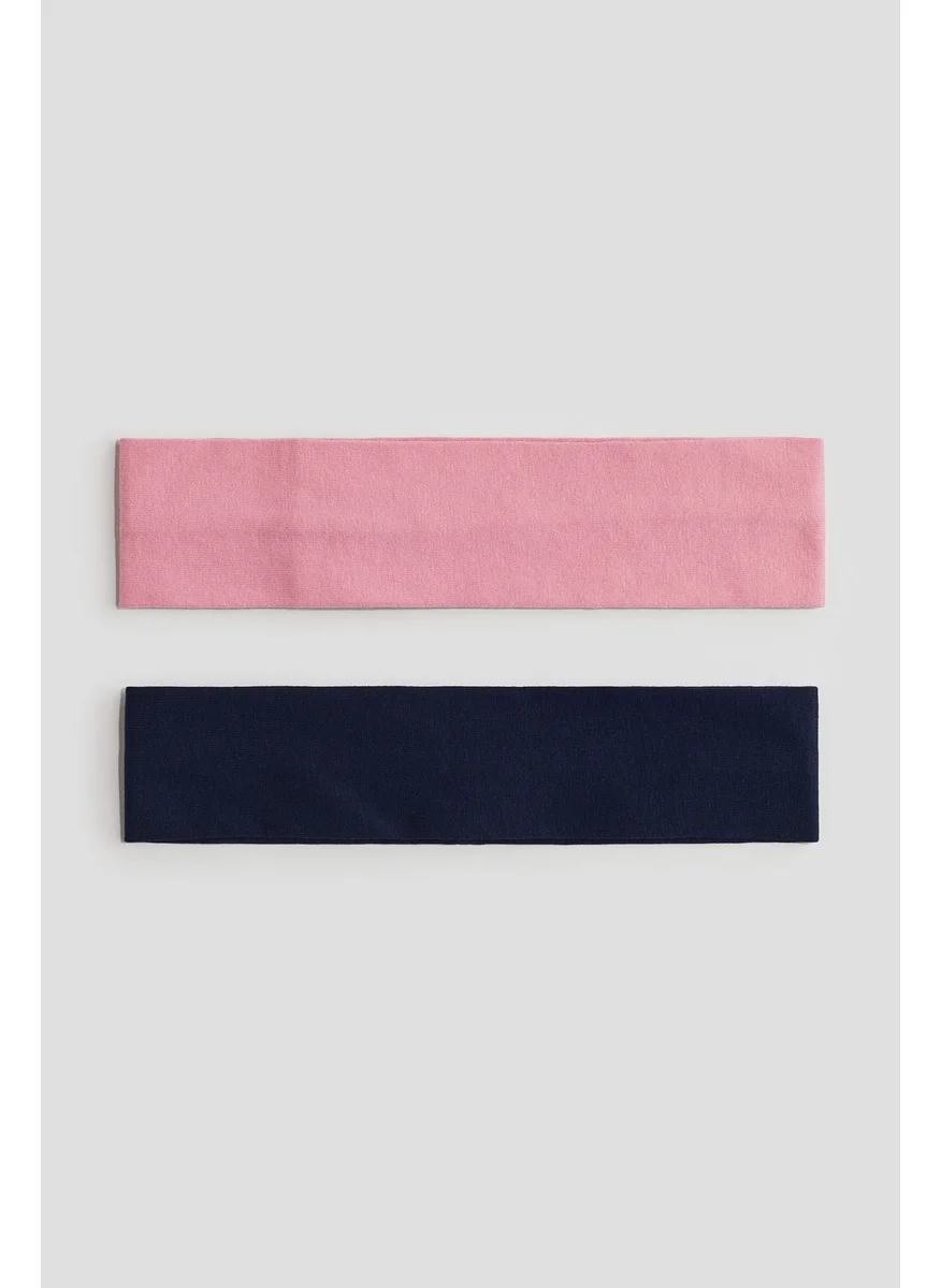 H&M 2-Pack Jersey Hairbands