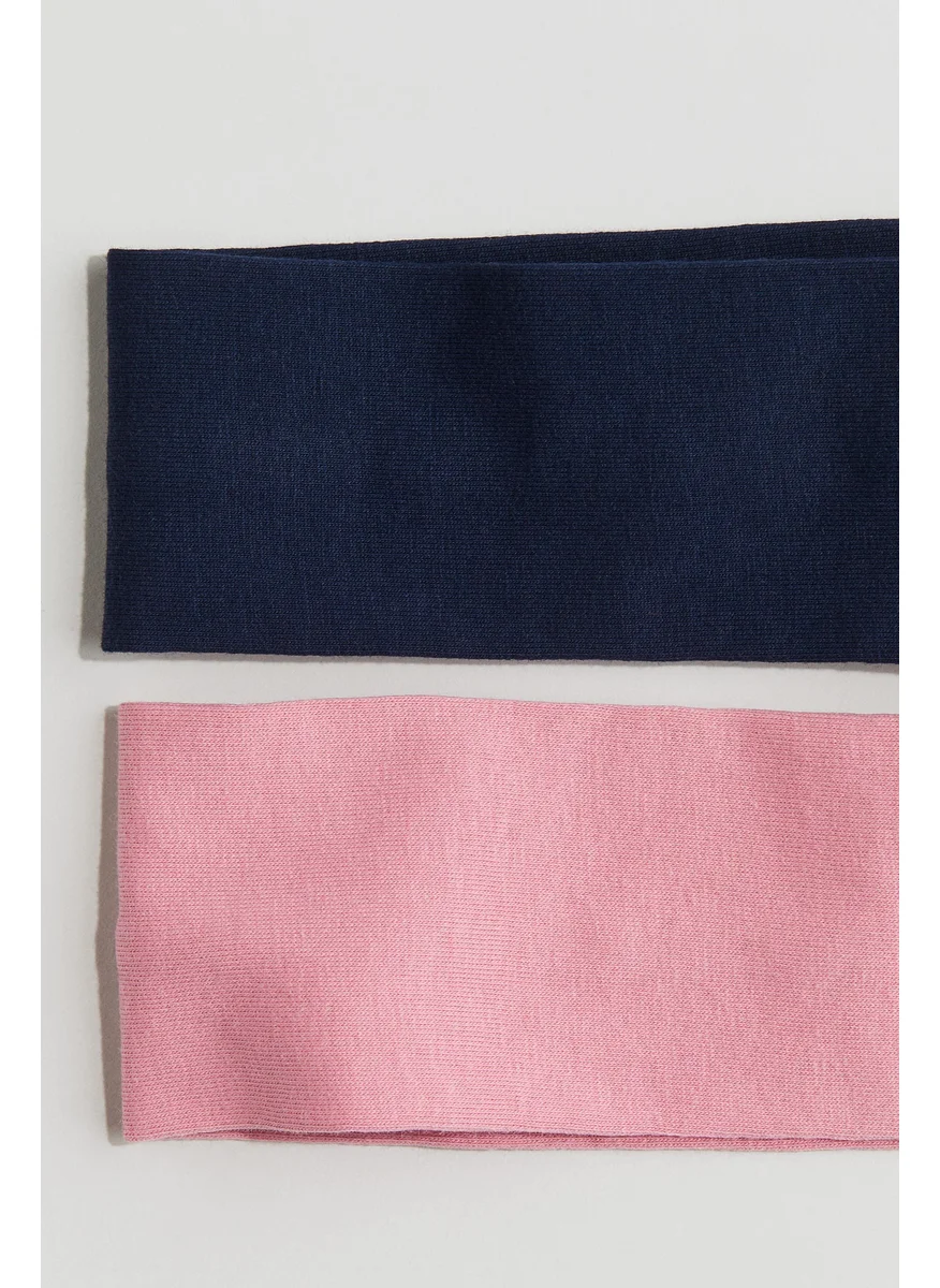 H&M 2-Pack Jersey Hairbands