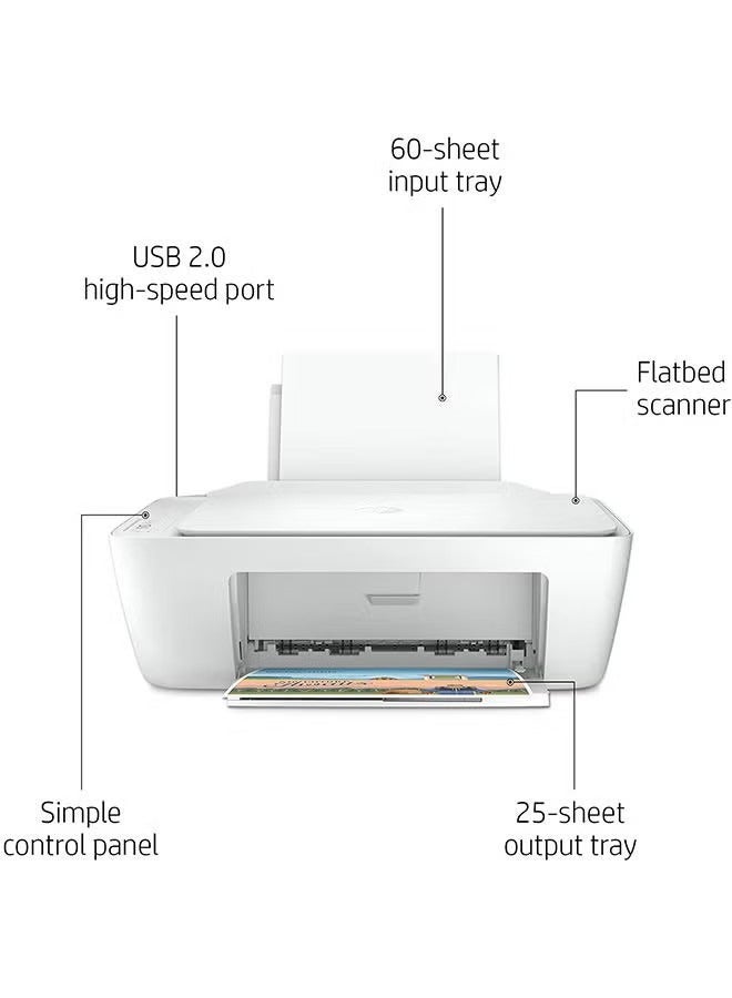Loquat HP DeskJet All-in-one 2320 Printer With USB For Home Office  - Image 2