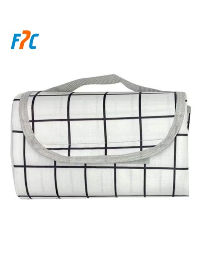 أف بي سي مقاومة للماء المحمولة في الهواء الطلق نزهة حصيرة، 140x150cm - Image 1