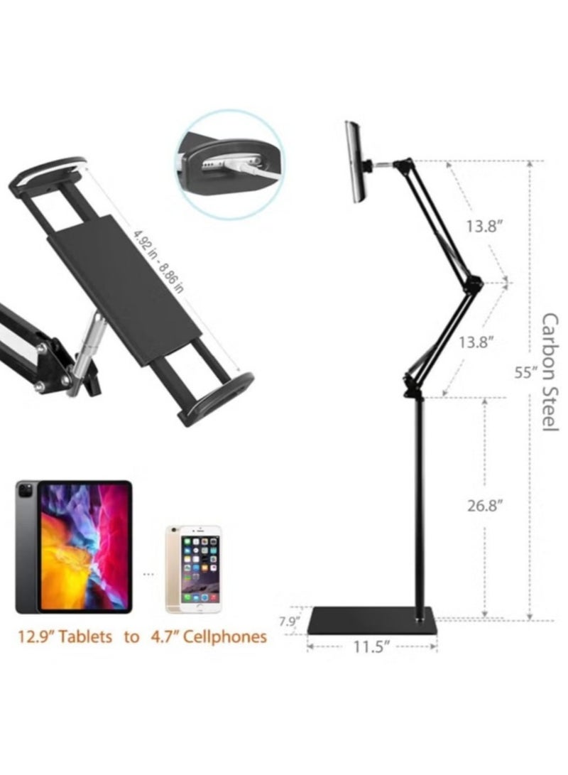 "Foldable Tablet Stand with 360° Rotation: Universal Holder for Phones and Tablets" - Image 2