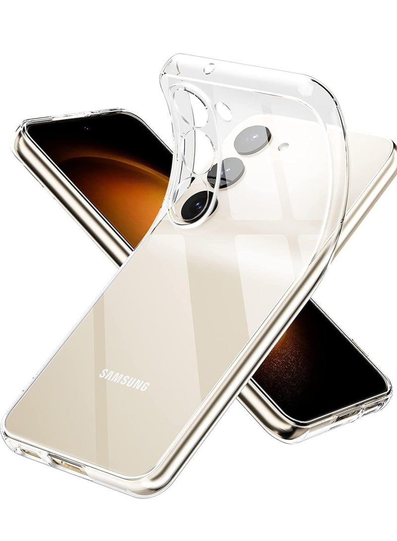 MIGOFAST Samsung Galaxy A16 Clear Cover Transparent Soft Flexible TPU Slim Antifall Protection Case Lightweight Cover compatible for Samsung Galaxy A16 (Transparent) - Image 1