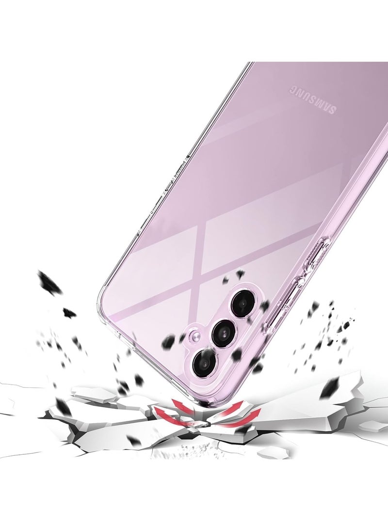 MIGOFAST Samsung Galaxy A16 Clear Cover Transparent Soft Flexible TPU Slim Antifall Protection Case Lightweight Cover compatible for Samsung Galaxy A16 (Transparent) - Image 3
