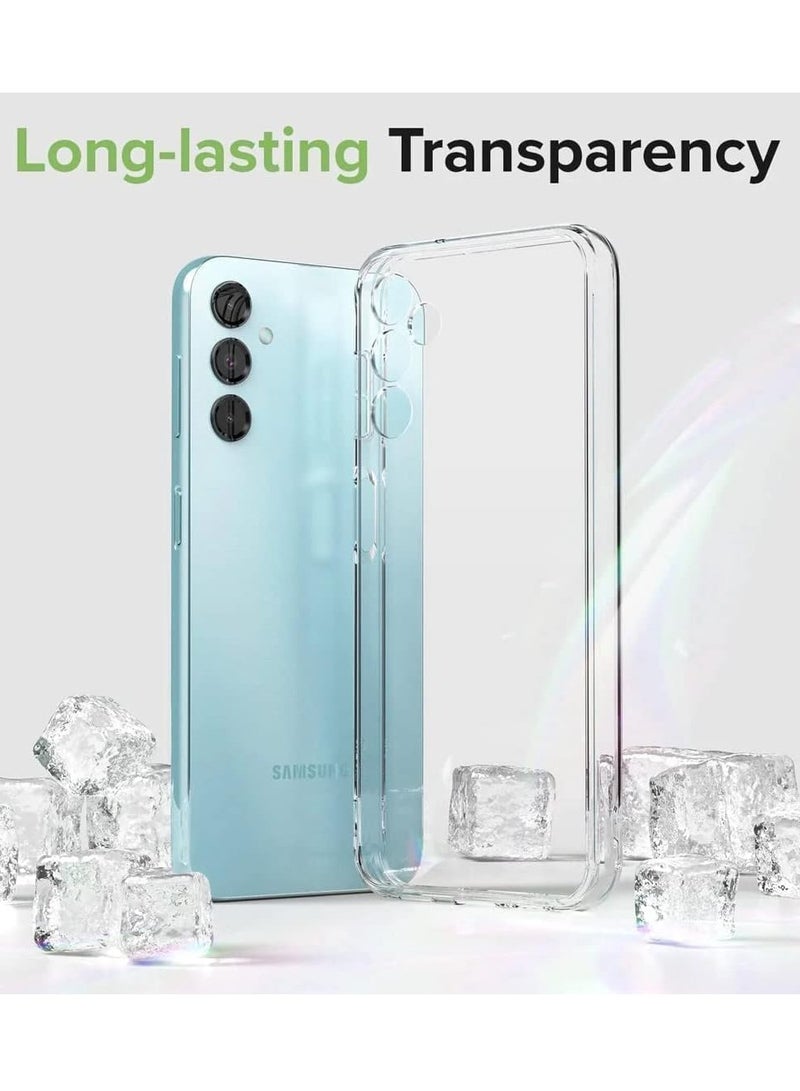 MIGOFAST Samsung Galaxy A16 Clear Cover Transparent Soft Flexible TPU Slim Antifall Protection Case Lightweight Cover compatible for Samsung Galaxy A16 (Transparent) - Image 4