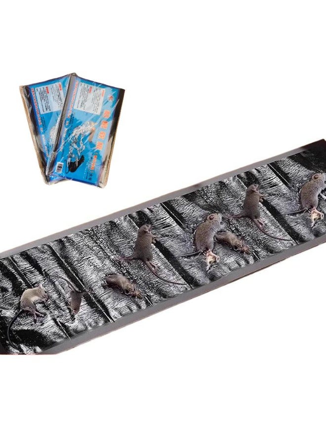 عبوتان من مصائد الفئران اللاصقة، مصائد غراء كبيرة جدًا 120 × 28 سم للفئران والجرذان، للاستخدام الداخلي في المنزل - Image 1