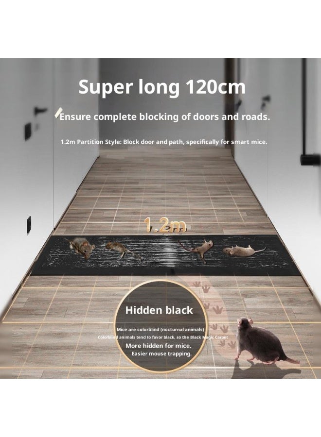 عبوتان من مصائد الفئران اللاصقة، مصائد غراء كبيرة جدًا 120 × 28 سم للفئران والجرذان، للاستخدام الداخلي في المنزل - Image 3