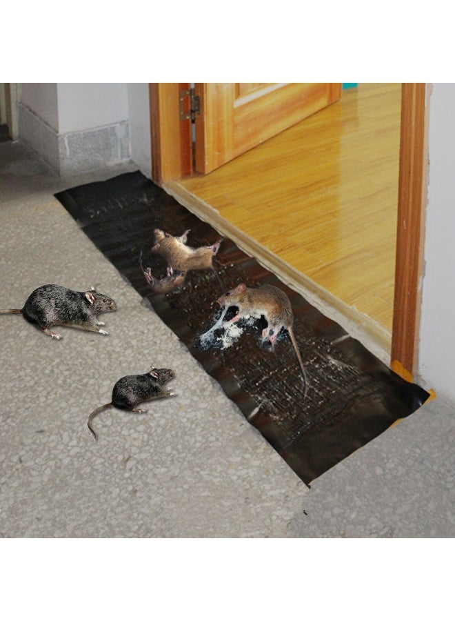 عبوتان من مصائد الفئران اللاصقة، مصائد غراء كبيرة جدًا 120 × 28 سم للفئران والجرذان، للاستخدام الداخلي في المنزل - Image 2