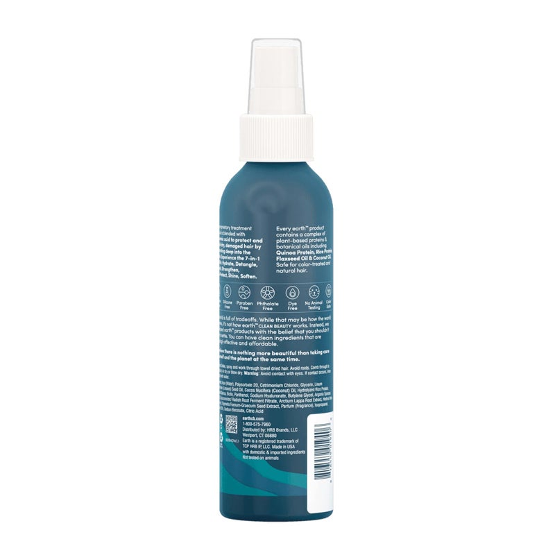 earth 7-in-1 Leave-in Treatment - Multitasking Spray For Hair - Leave-in Conditioner Spray with Hyaluronic Acid - Safe for Color-Treated Hair - 6 oz - Image 2