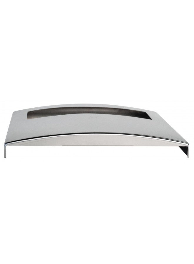 Bobrick BOBRICK 4221 ConturaSeries Stainless Steel Surface-Mounted Toilet Seat-Cover Dispenser, Satin Finish, 2" Length, 11" Height, 15-3/4" Width, Medium  - Image 1