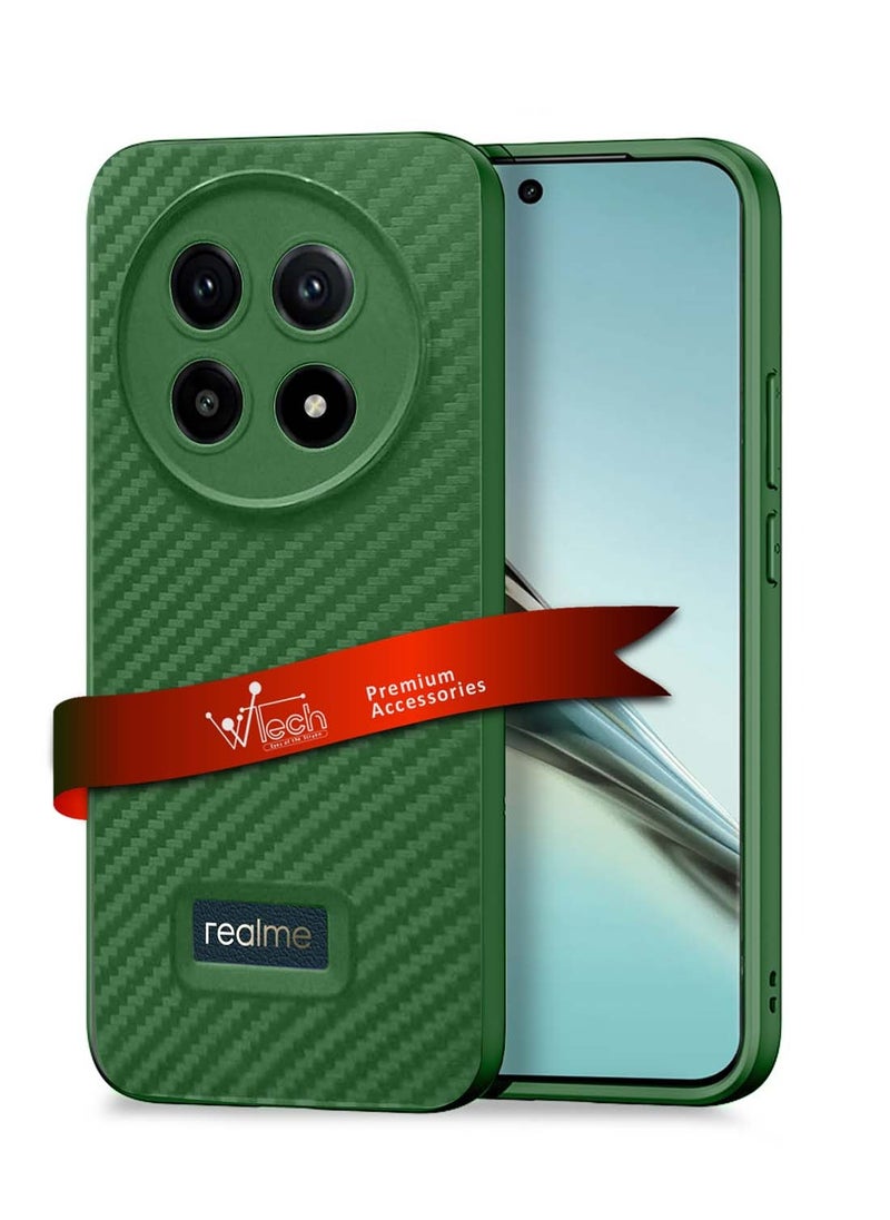 Realme 13 Pro / Realme 13 Pro+ / Realme 13 Pro Plus 5G 2024 liquid Silicone Carbon Fiber Texture Case Cover - Dark Green - pzsku/Z971F1AAA31D1F5E6438AZ/45/_/1728673231/4c2be928-b833-43bc-a6cd-d263666b56eb