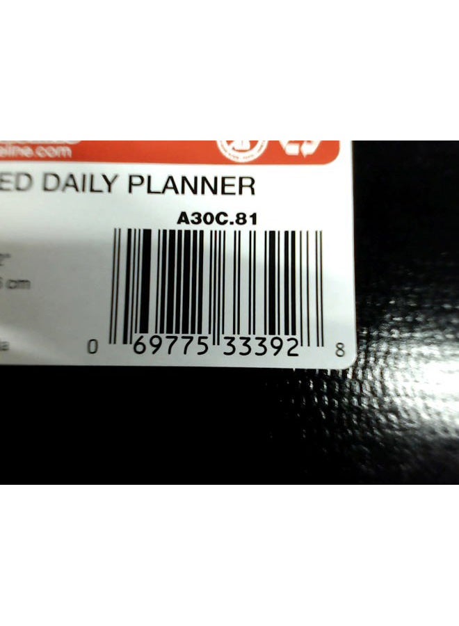 Blueline Notepro Undated Daily Planner, Black, 200 Pages, 28 x 21.6 cm (A30C.81) - Image 4