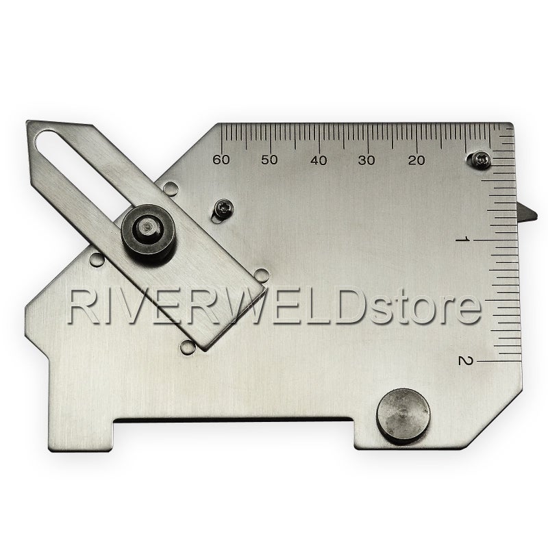 RIVERWELD Bridge Cam Gage Test Ulnar Welding Inspection Gauge Checks Depth of Undercut and Pitting Fillet Weld Throat Size and Length Angle of Preparation Misalignment - Image 3