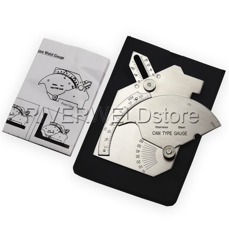 RIVERWELD Bridge Cam Gage Test Ulnar Welding Inspection Gauge Checks Depth of Undercut and Pitting Fillet Weld Throat Size and Length Angle of Preparation Misalignment - Image 5
