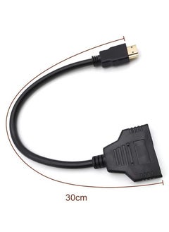 HDMI Splitter Cable Male 1080P to Dual Female 1 2 Way Adapter for HDTV HD, LED, LCD, TV, Support Two TVs at The Same Time - pzsku/Z971F2A397D128D1AC62CZ/45/_/1679805730/67e87c18-e8a9-4b84-a746-a47d8f3e941e