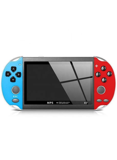 X7 4.3 Inch Handheld Game Console, MP5 Player with 3000+ Games, 8GB Memory, Built-in 1000 Games, Double Rocker, TV Output, Portable Video Game System, Supports TF Card, Music, Video, E-Book, Camera
