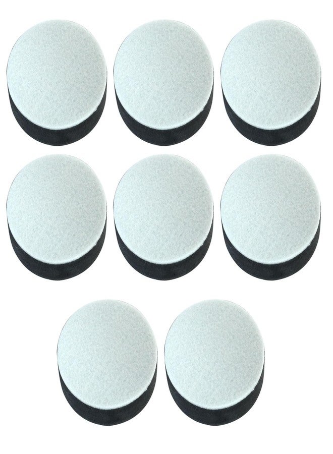 Cionyce Self-Adhesive Small Furniture Bed Risers, 8 Pcs Round Table Risers Adds 1/2in Height with Felt Pad,Black - Image 5